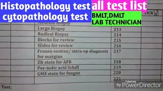 Histopathology test  Cytopathology test [upl. by Acinom]