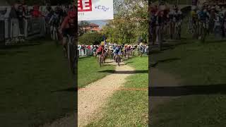 Départ U15 CX st Quentin Fallavier start go song bike onfire [upl. by Nonnaihr]