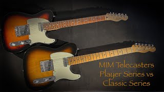 Telecasters  Player Series vs Classic Series [upl. by Daiz]