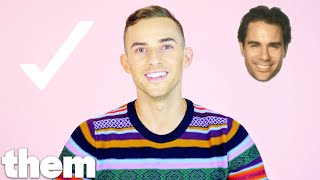 Winter Olympian Adam Rippon takes the Will amp Grace Edition of LGBTQuiz  them [upl. by Kwasi]