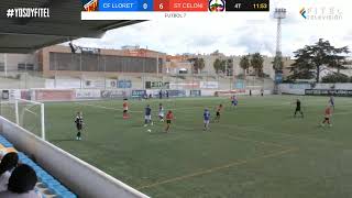 EN DIRECTO ALEVIN A LLORET VS SANT CELONI  FITEL TELEVISIÓN [upl. by Anirres]