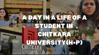 A day in life of an engineering student in Chitkara University himachal pradeshbaddiMy first vlog [upl. by Ynnod]