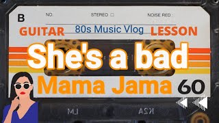 Shes A Bad Mama Jama Carl Carlton Guitar Tutorial [upl. by Awra]