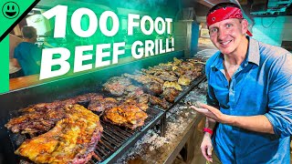 World’s Biggest Beef Buffet Heart Attack Challenge in Argentina [upl. by Mcgraw]