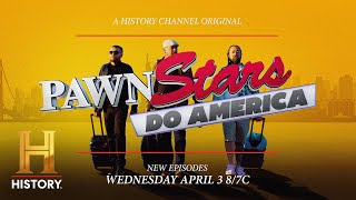 Pawn Stars Do America  Twice The Cities amp Deals  New Episodes Return Wed Apr 3 at 87c  History [upl. by Vernor]