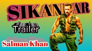 Sikander  Trailer ۔ Salman Khan Super Action film 📽️  Rashmika Mandana [upl. by Aleka652]