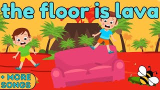 The Floor Is Lava Kids Song Collection  Fun Kids Music [upl. by Tasiana847]