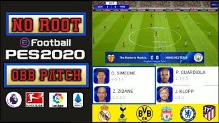 How To Install All PES 2020 Mobile OBB Patch [upl. by Yromem]