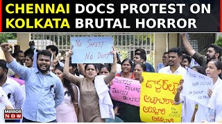 Kolkata Doctor Horror Ground Report From Chennai Doctors Protest Demanding Justice  Latest News [upl. by Aunson528]