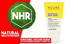 Acure Brightening Night Cream 17 fl oz 50 ml [upl. by Enajharas]