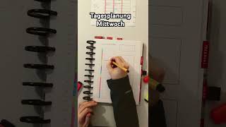 Tagesplanung Mittwoch paperplanner planwithme dailyplanning [upl. by Thevenot]