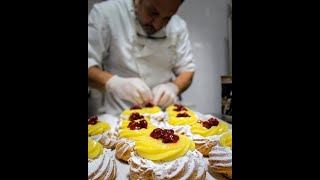 La Ricetta delle tradizionali Zeppole di San Giuseppe  dal nostro maestro Gennaro Volpe [upl. by Reace]