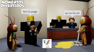 JEFE ESTRICTO MOMENTOS DIVERTIDOS ROBLOX WEIRD STRICT BOSS [upl. by Aura]