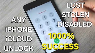 iCloud Unlock For Any iPhone✔ Any iOS✔ LostStolenDisabled✔ All Success✔ [upl. by Ardelia]