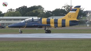 Fairford Airshow Arrivals 2014 With Radio  AIRSHOW WORLD [upl. by Eirised]