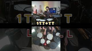 SNARE Ghost note drums ghostnote tutorial shortsvideo tutorials snare tutorialyoutube [upl. by Zsamot]