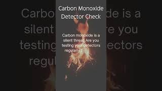 TestItTuesday Carbon Monoxide Detector Check [upl. by Hilaire]