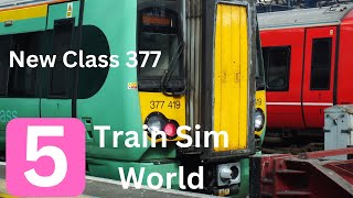 Train Sim World 5  East Croydon to Watford Junction NEW Class 377 [upl. by Settle662]