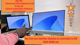 🛠 How to Use Your AllInOne as a Monitor for Your PC amp extend display to another monitor🛠 [upl. by Nage12]