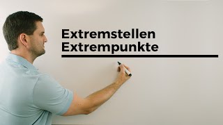 ExtremstellenExtrempunkte Teil 2 mit Monotonietabelle  Mathe by Daniel Jung [upl. by Eberle175]