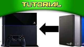 TUTORIAL Como instalar HD externo no PS4 [upl. by Weatherby]