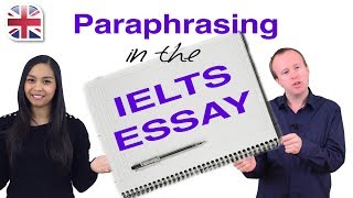 IELTS Essay  How to Write an Introduction Using Paraphrasing [upl. by Eyllib]