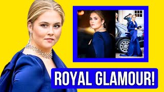 Princess Catharina Amalia Shines in Breathtaking Mermaid Gown at Netherlands Royal Gala [upl. by Anaeel280]