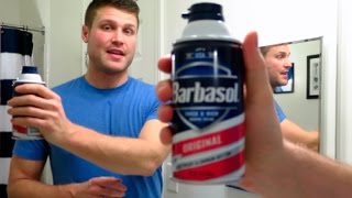 Barbasol Shaving Cream and Edge Shave Gel [upl. by Wynnie]