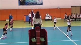 ILBANK A – GAZI IHTISAS A 1Set Minik Kızlar Voleybol mini volleyball 050317Ankara [upl. by Ennirroc]