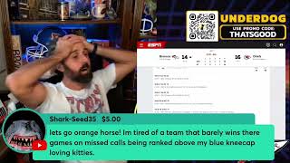 Brandon Perna ThatsGoodSports Reacts to INSANE Chiefs BLOCKED Game Winning Kick [upl. by Yort]