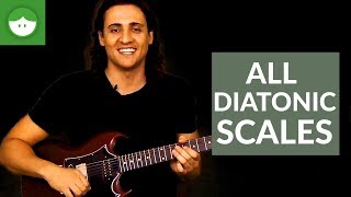 How To Play All the Diatonic Scales On The Fretboard [upl. by Enerod]