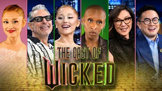 Ariana Grande Cynthia Erivo Jeff Goldblum Bowen Yang amp Michelle Yeoh Talk the Magic of Wicked [upl. by Hgielyk]