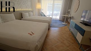 Hilton Hotel Malta Family Executive Room with Marina View [upl. by Figge986]