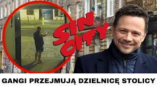 Gangi przejmują dzielnicę Warszawy Policja znikna z ulic [upl. by Notnad]