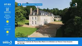 Vidéo drone du Château de la Pelice à Cherreau dans la Sarthe 72  France [upl. by Kingdon91]