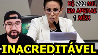 VOCÊ ACHA ISSO JUSTO🔴Ministra do TST recebeu quase R 733 mil no contracheque do mês de abril [upl. by Norby]