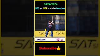 04062024 NED vs NEP match Overview factsmaavalite netherlands nepalcricket t20worldcup2024 [upl. by Hairaza]