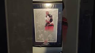 hockey  nhl cbj Kevin Dineen Columbus Blue Jackets retirement night poster [upl. by Esenej]