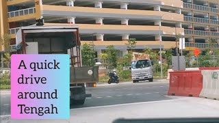 Drive along Tengah Dr Tengah Garden Ave Plantation Crescent 🚙 Feb 2024 [upl. by Chilcote69]