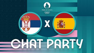 Serbia v Spain  Womens Olympic Basketball Tournament Paris 2024  Chat Party ⚡🏀 [upl. by Ahsinehs]