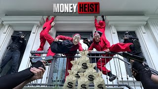 MONEY HEIST vs POLICE BELLA CIAO REMIX 20  Epic Parkour POV Chase [upl. by Ynnej]