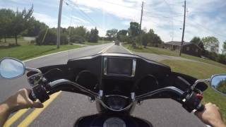 2013 Yamaha V star 1300 Deluxe Test Drive Review [upl. by Ylsew]