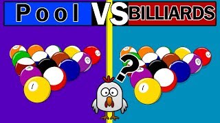 The Difference Between Pool and Billiards [upl. by Riccio]