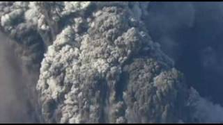 2nd volcano eruption in Iceland for 2010 17042010 Day 4 Flying over [upl. by Heber]