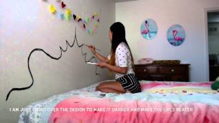 DIY Paint a headboard on your wall [upl. by Erdman]