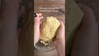 Easy shortbread recipe 👌🏼 shorts satisfying satisfyingvideo easyrecipe baking shortbread [upl. by Sitnalta]