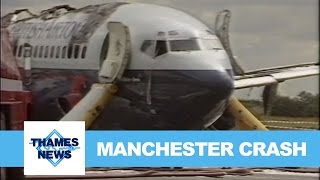 Aerial footage from the Manchester Airplane Crash in 1985 [upl. by Ahsenod32]