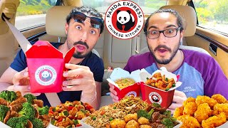 PANDA EXPRESS FAMILY MEAL CHALLENGE [upl. by Nilac]