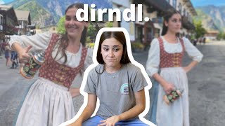 I Made a German Dirndl Dress Making DIY [upl. by Yve]