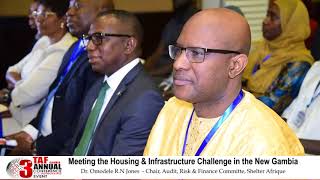 Meeting the Housing and Infrastructure Challenge in the New Gambia  Dr Omodele RN Jones [upl. by Elletnohs353]